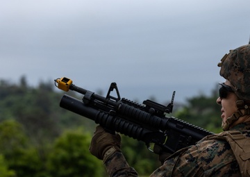 5th ANGLICO Ryukyu Hammer|M240 B Machine Gun and M203 Grenade Launcher Range