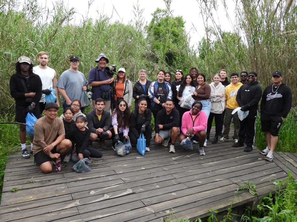 NSA Souda Bay Volunteers Clean Up Agia Lake