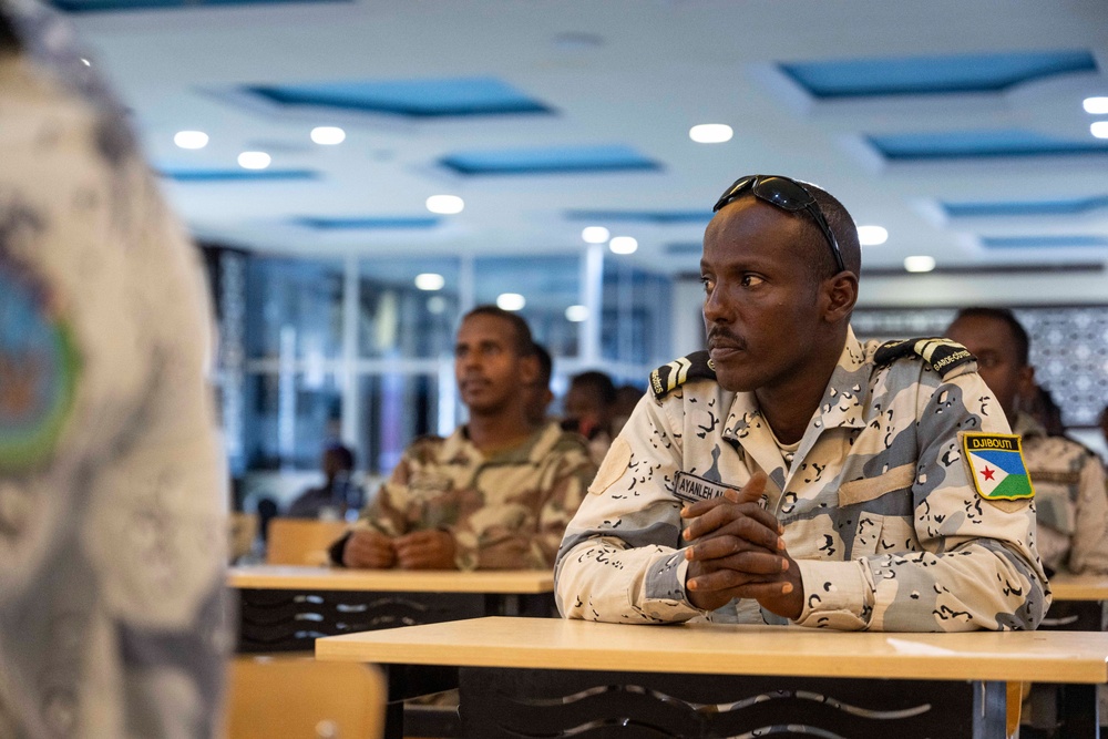 CJTF-HOA, Djiboutian service members prepare for Bull Shark 25-2