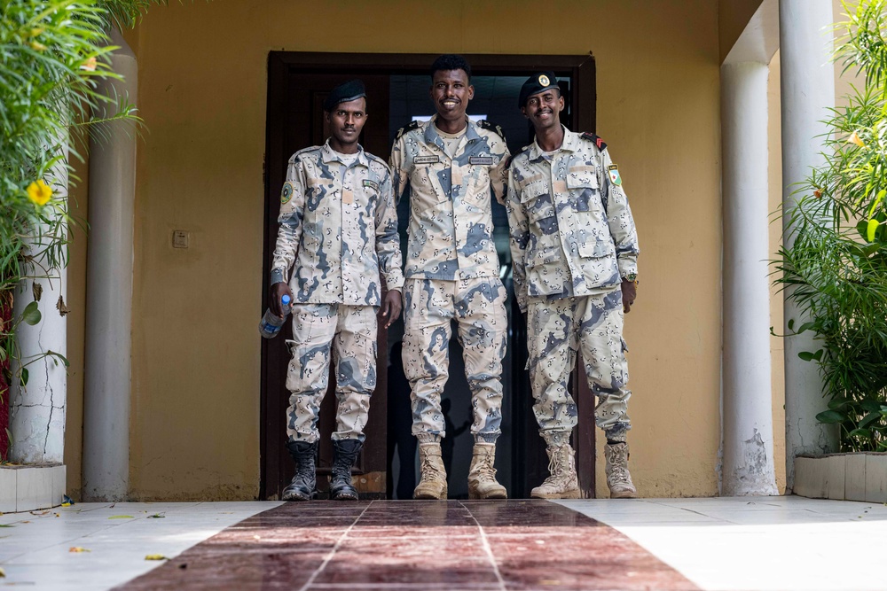 CJTF-HOA, Djiboutian service members prepare for Bull Shark 25-2