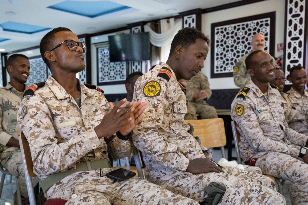 CJTF-HOA, Djiboutian service members prepare for Bull Shark 25-2