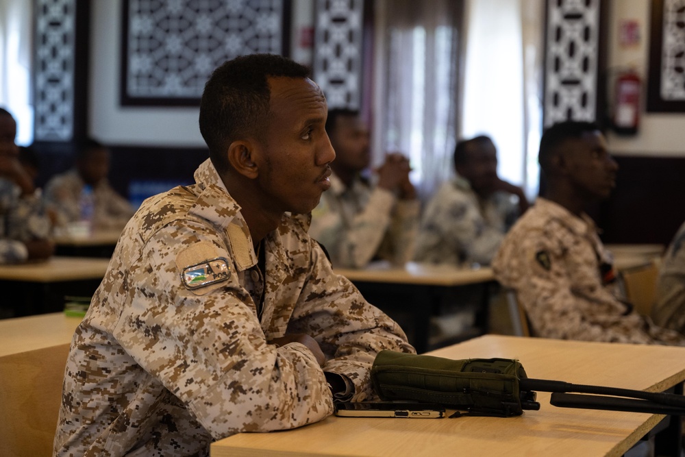 CJTF-HOA, Djiboutian service members prepare for Bull Shark 25-2