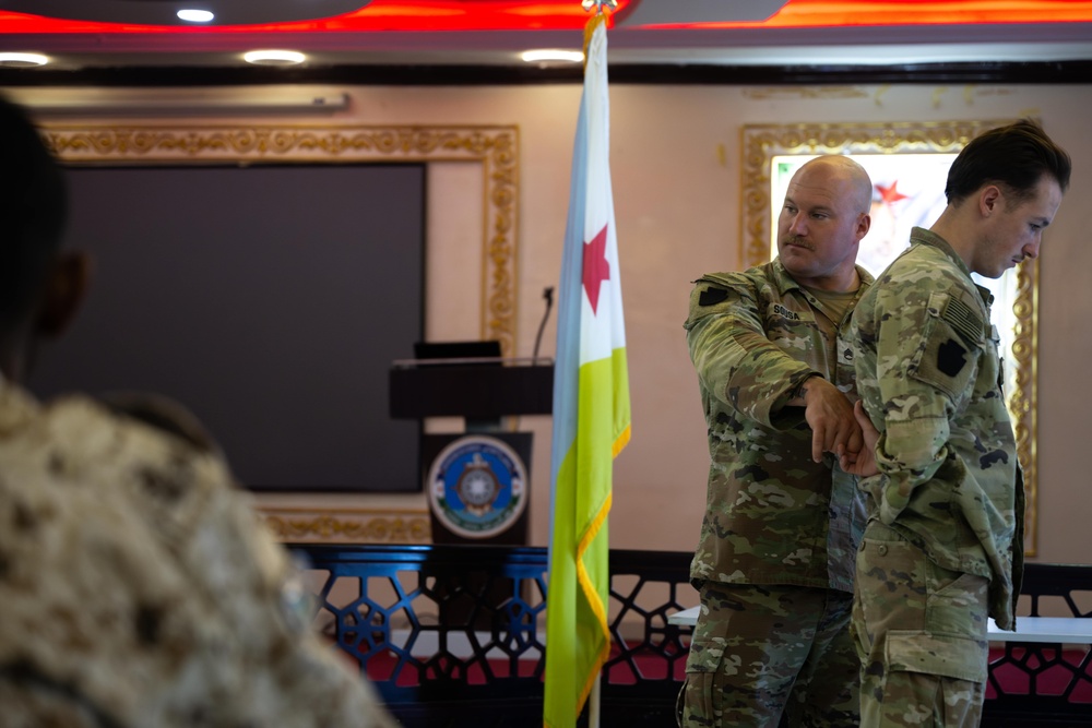 CJTF-HOA, Djiboutian service members prepare for Bull Shark 25-2