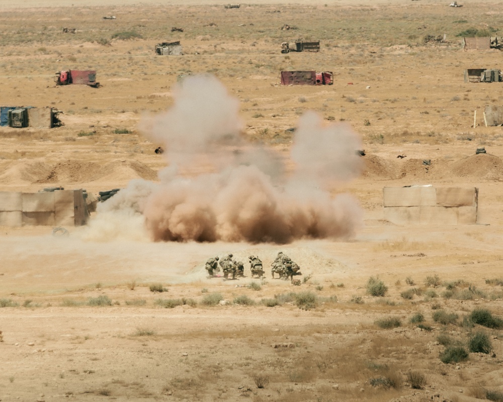 173rd Paratroopers conduct breaching operations at African Lion 2025