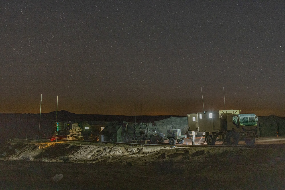 Combat engineers conduct night live fire at Africa Lion 25
