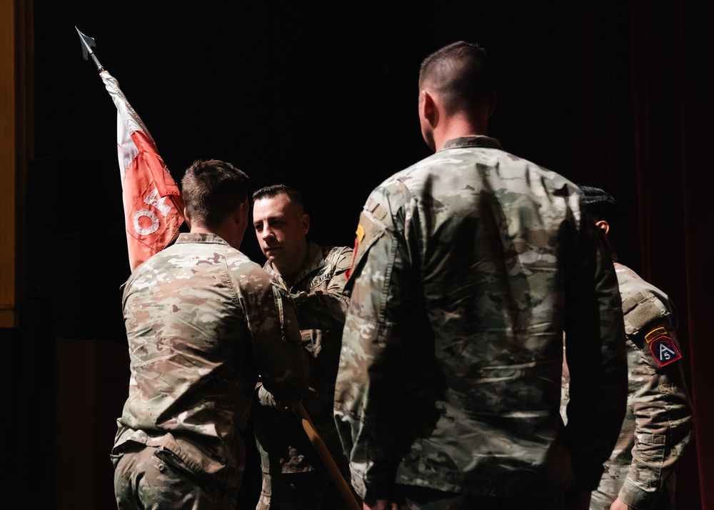 Operations Company Headquarters and Headquarters Battalion U.S. Army North (Fifth Army) Change of Responsibility
