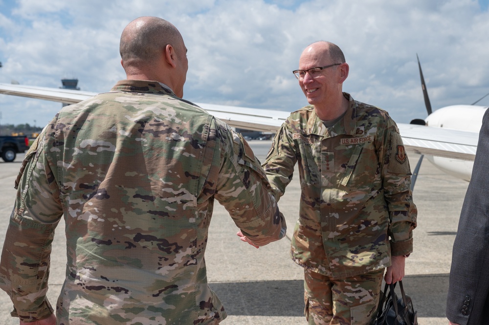 Hanscom AFB welcomes AFMC commander