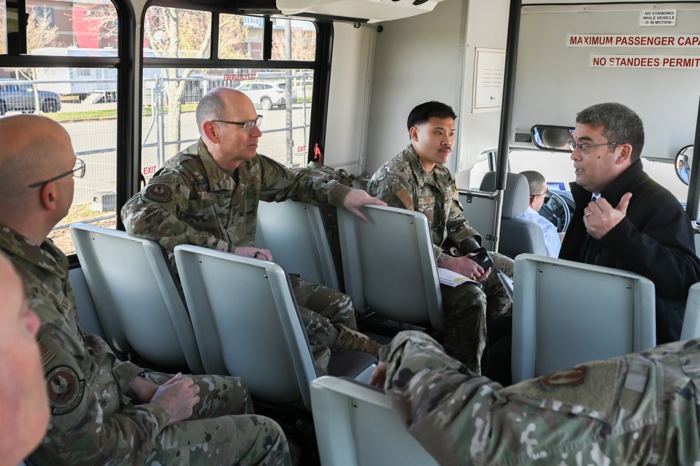 Richardson gets infrastructure tour of Hanscom AFB