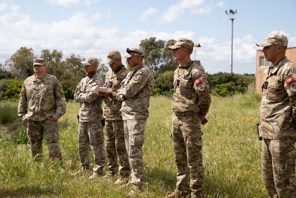 US, Tunisia conduct training on tactical intelligence collection and biometrics at African Lion 2025