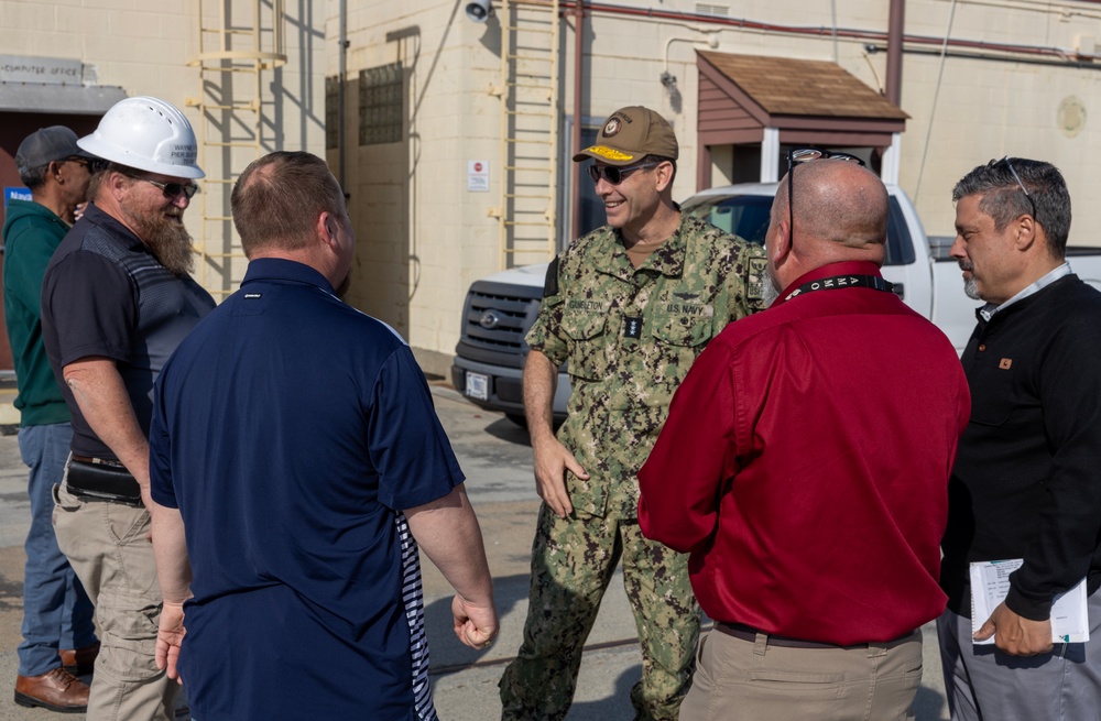 VADM Gumbleton Fleet Unit Visit to Naval Weapons Station Yorktown