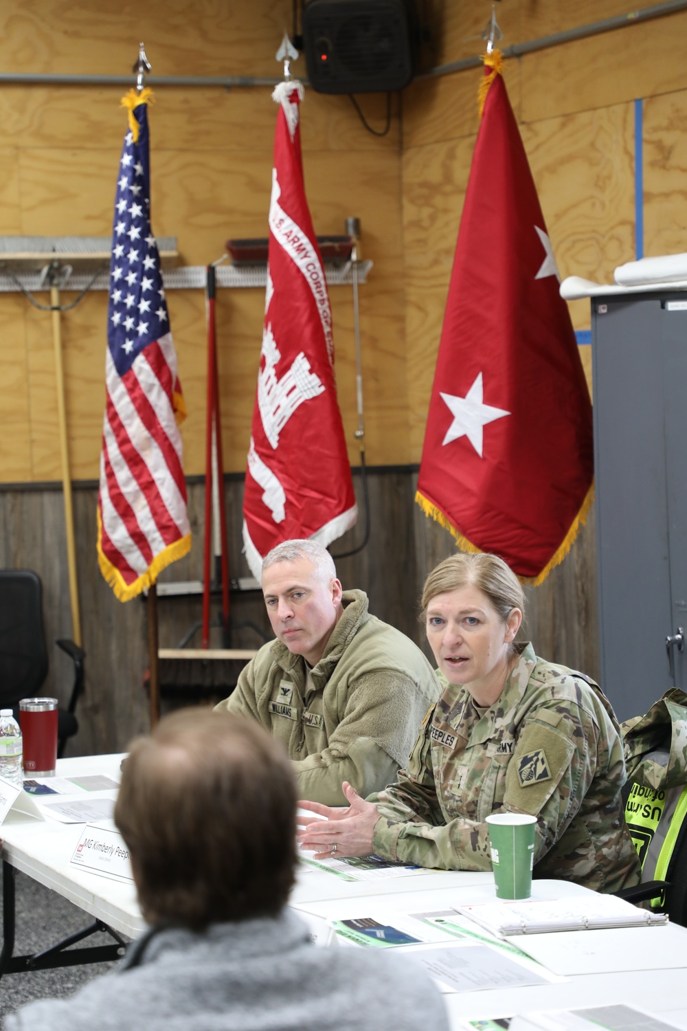 Maj. Gen. Peeples Visits Brandon Road