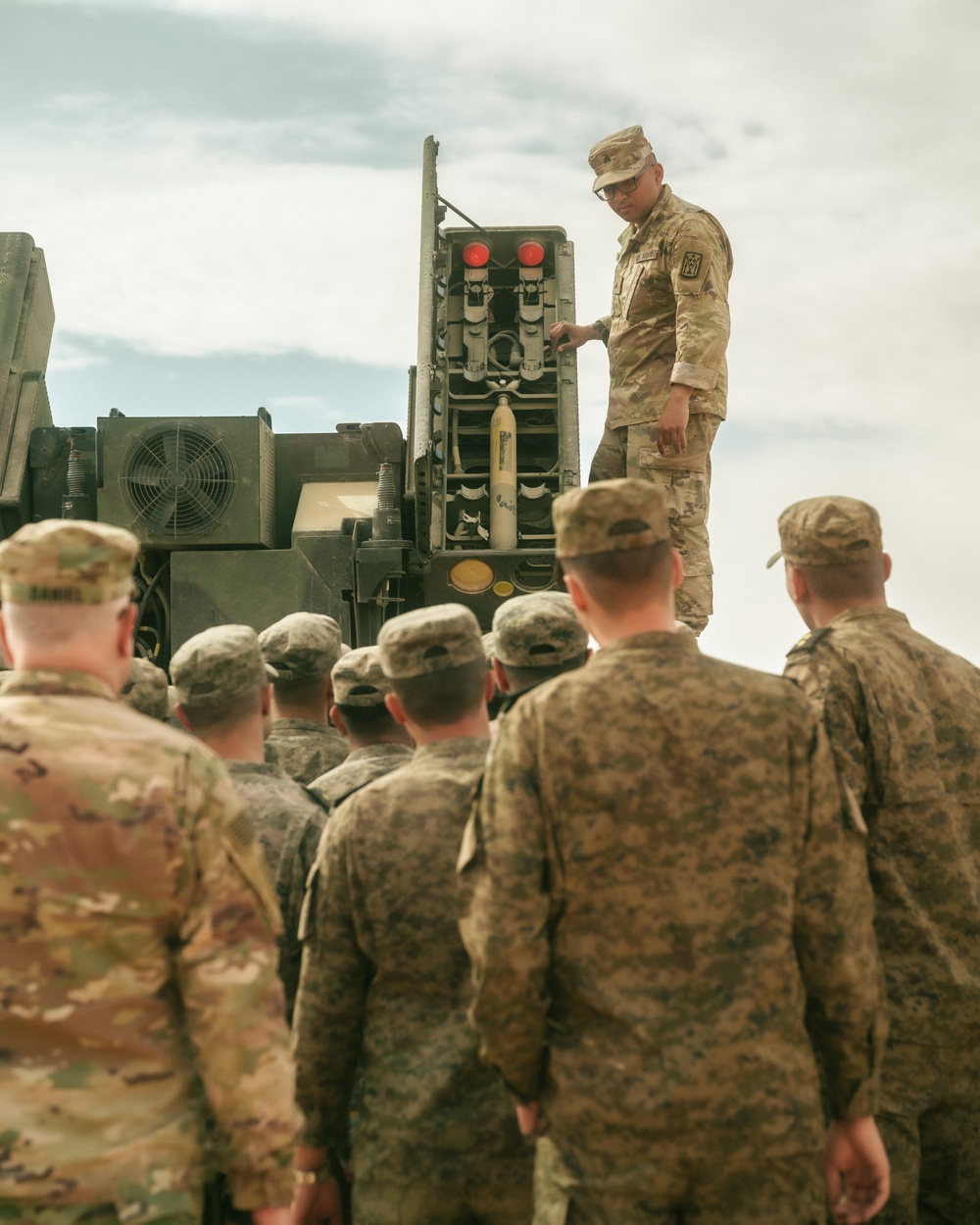 Air defense Soldiers showcase their capabilities during African Lion 2025 in Tunisia