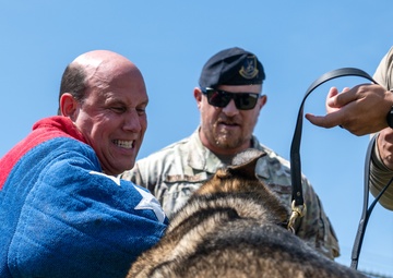 Tampa Bay Lightning Owners Doug Ostrover and Marc Lipschultz connect with MacDill service members