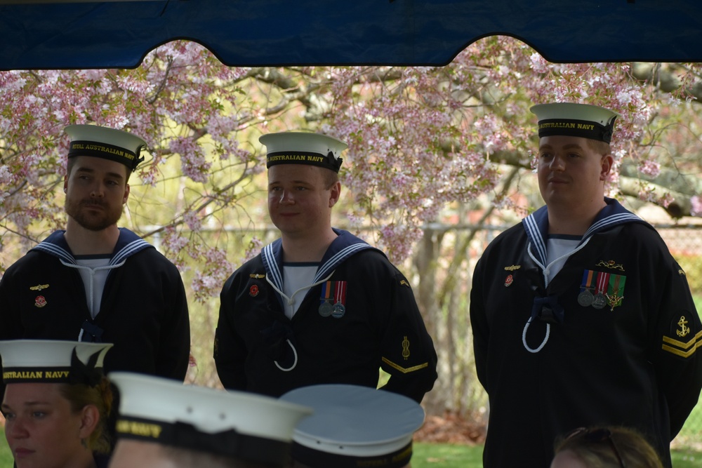 ANZAC Day memorial event at Naval Submarine School