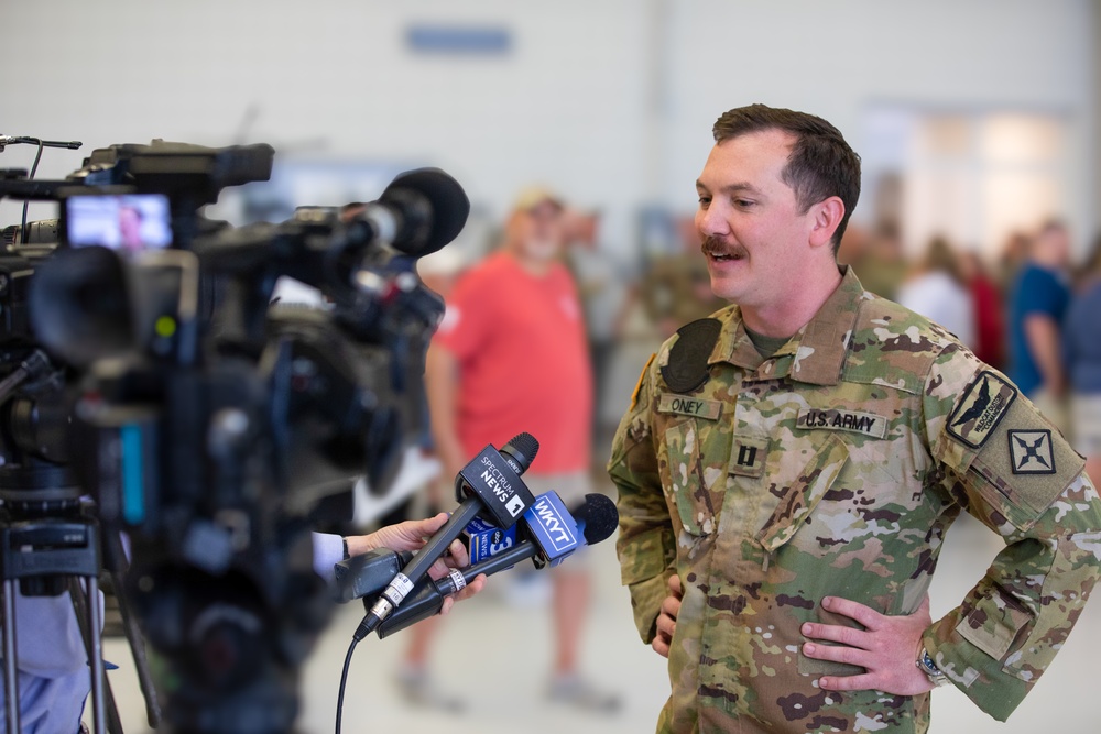 2-238th Soldiers gather for departure ceremony