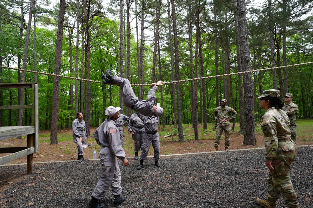 North Carolina National Guard Soldiers hosted a training event for Tarheel ChalleNGe Academy candidates.