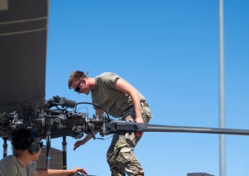55th Rescue Generation Squadron preflight checks