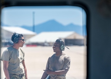 55th Rescue Generation Squadron preflight checks