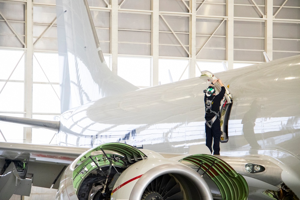 Grey Knights and Totems Conduct Aircraft Inspection