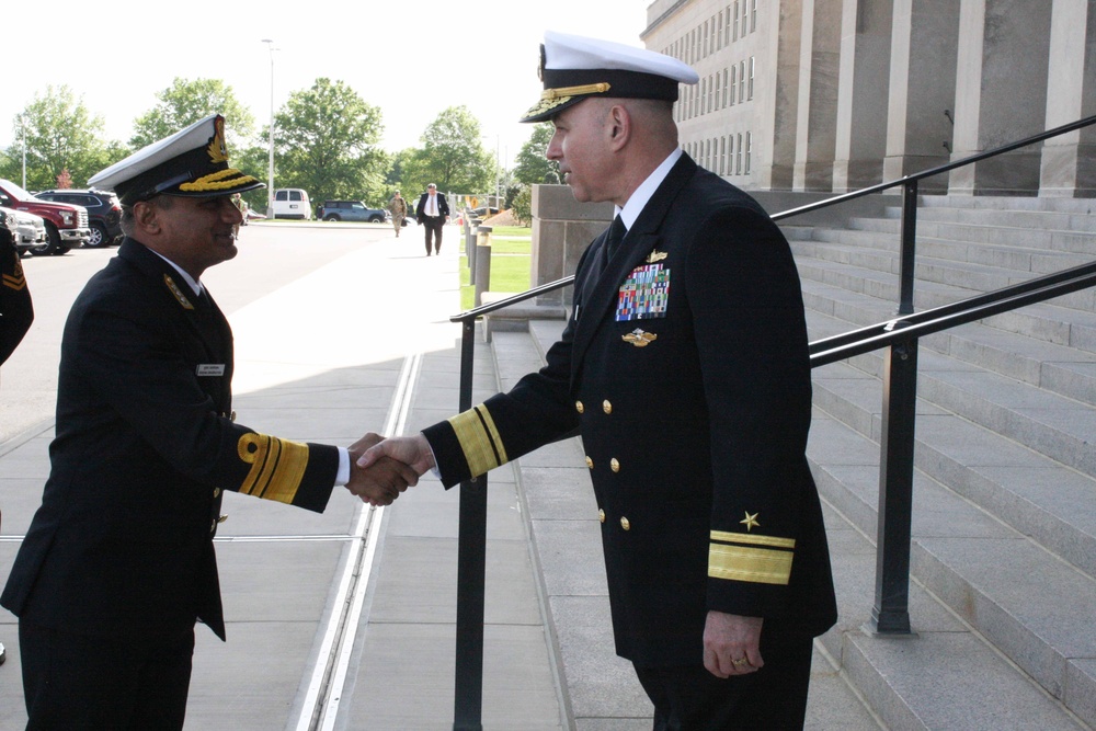 Acting CNO Meets with Indian Navy Vice Chief of Naval Staff