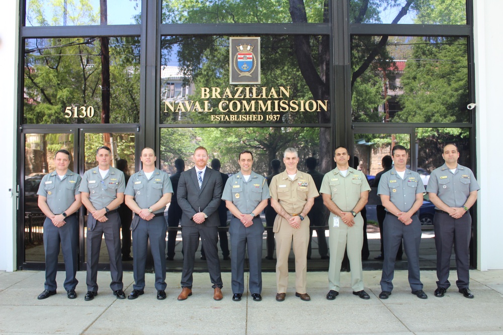 NAVSUP WSS International Director, Deputy Visit Brazilian Naval Commission