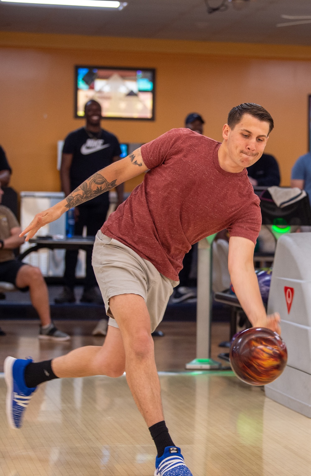 USS John C. Stennis (CVN 74) Sailors Participate In Bowling Tournament