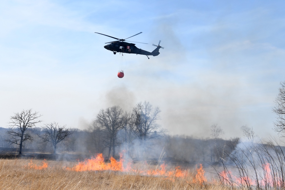 34th CAB Conducts Operation Burn Out with MNDNR at Camp Ripley