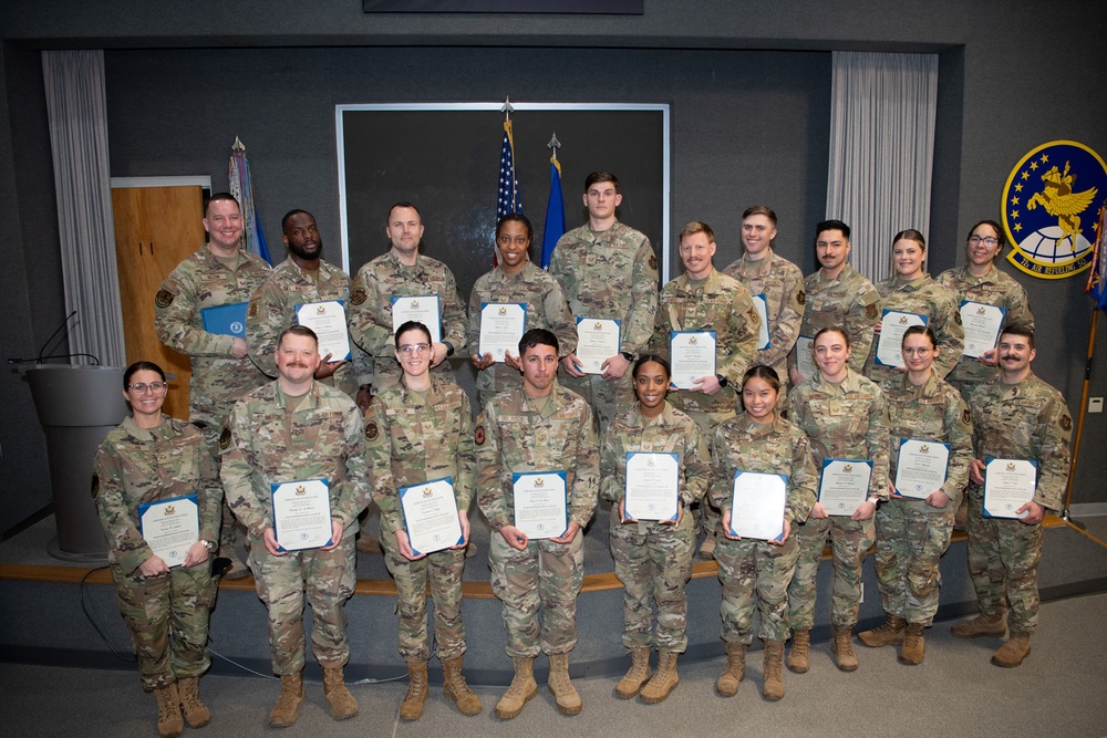 434th Air Refueling Wing Inducts new NCOs