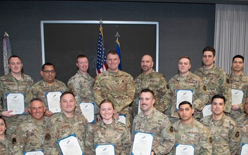 434th ARW inducts 67 NCOs and SNCO