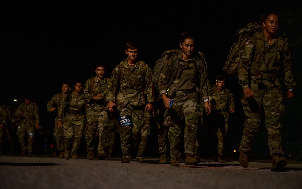 Marching through midnight: Service Members tackle the Norwegian Foot March