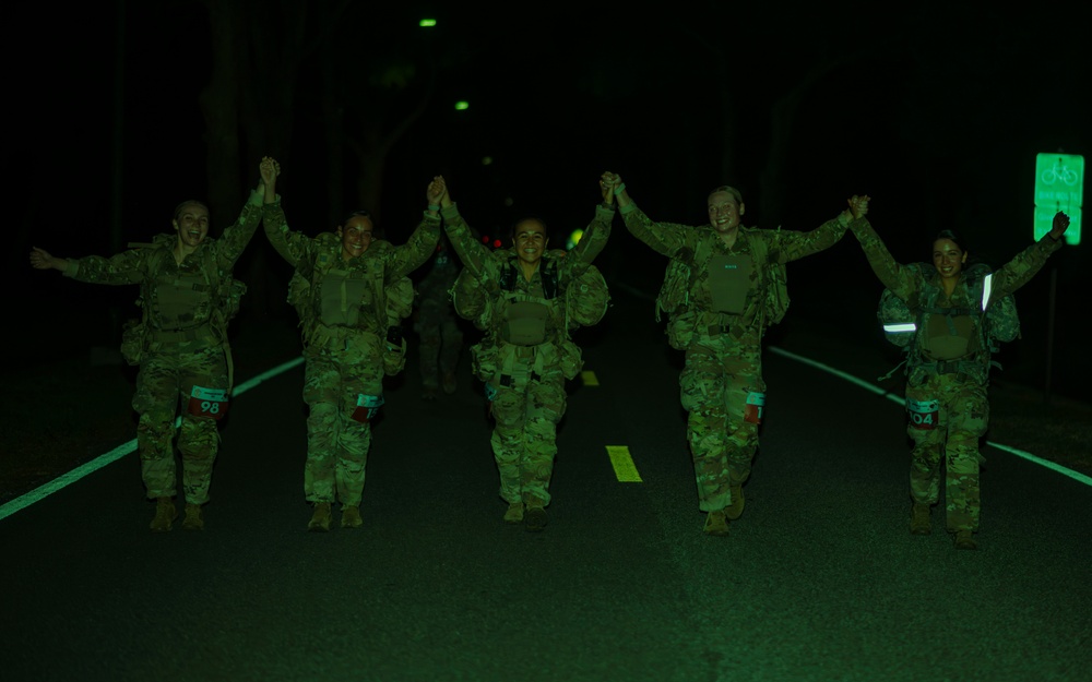 Marching through midnight: Service Members tackle the Norwegian Foot March
