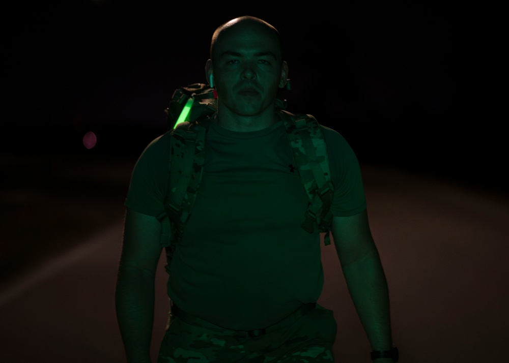 Marching through midnight: Service Members tackle the Norwegian Foot March