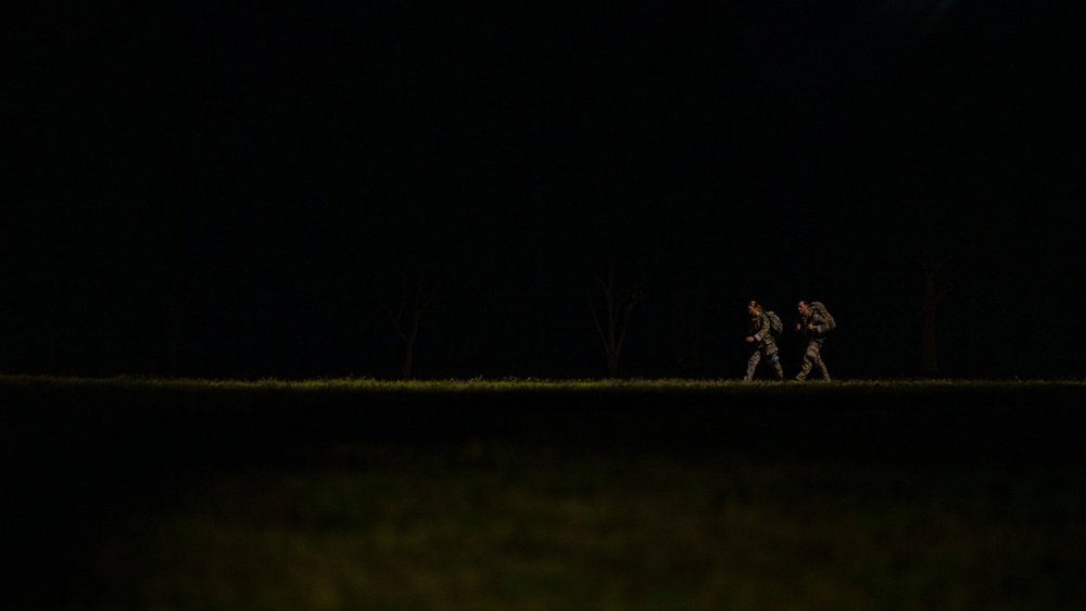Marching through midnight: Service Members tackle the Norwegian Foot March