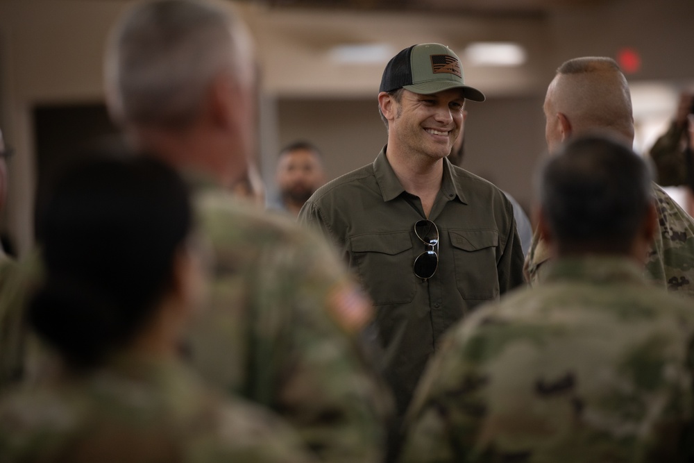 Secretary of Defense tours the National Defense Area