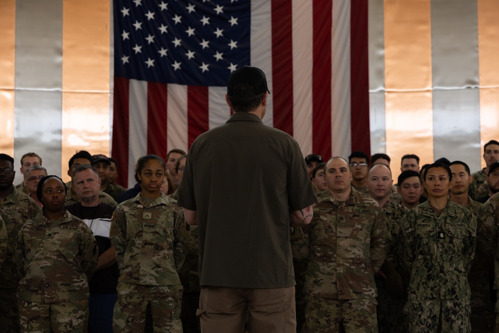 Secretary of Defense tours the National Defense Area