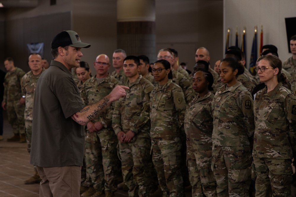 Secretary of Defense tours the National Defense Area