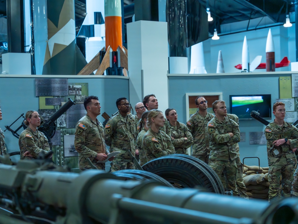 ROTC Students visit the Air Defense Artillery Museum in Fort Sill