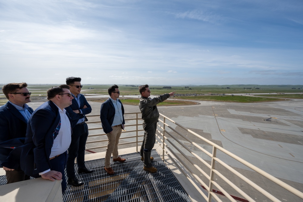 U.S. legislative staff delegates visit Travis AFB