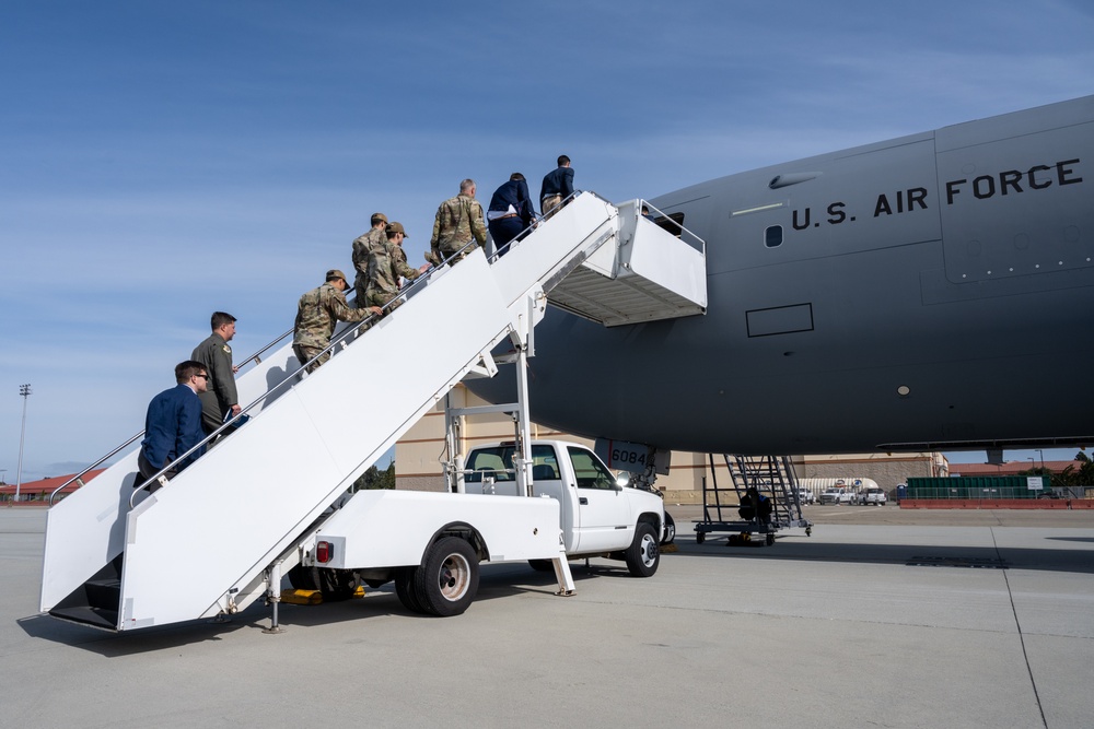 U.S. legislative staff delegates visit Travis AFB