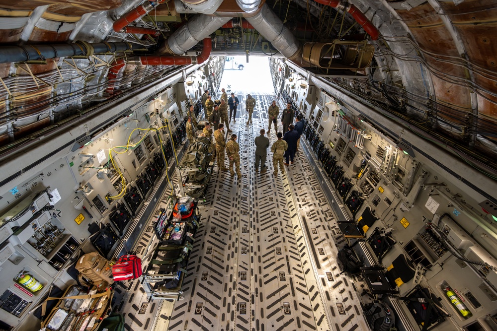 U.S. legislative staff delegates visit Travis AFB