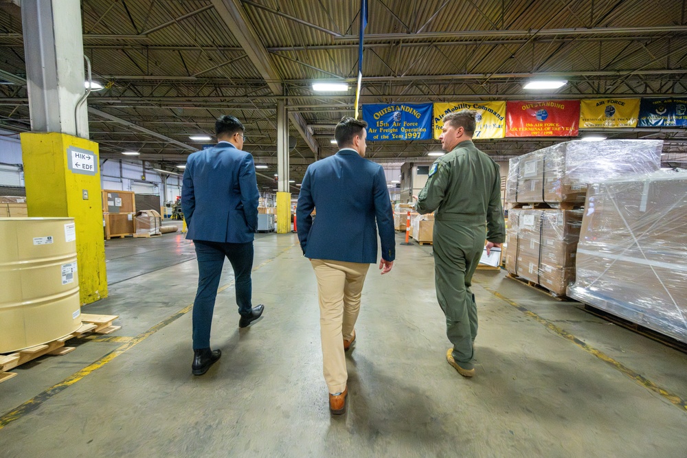 U.S. legislative staff delegates visit Travis AFB