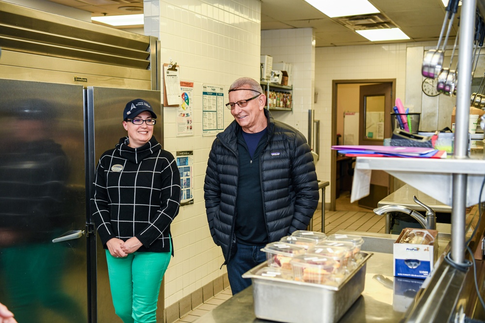 Chef Robert Irvine Schriever Visit