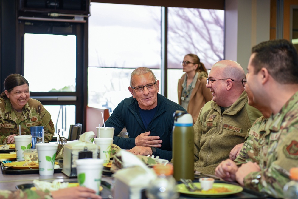 Chef Robert Irvine Schriever Visit