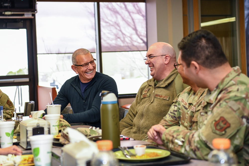 Chef Robert Irvine Schriever Visit