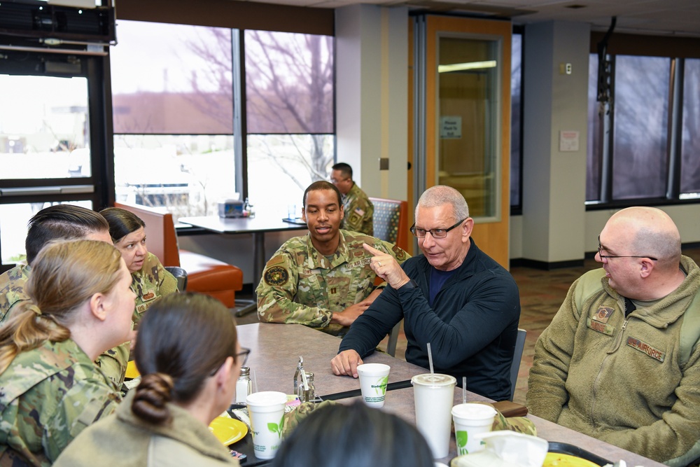 Chef Robert Irvine Schriever Visit