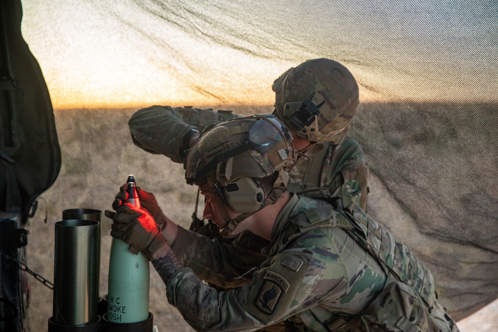 US Paratroopers conduct simulated gas attack training