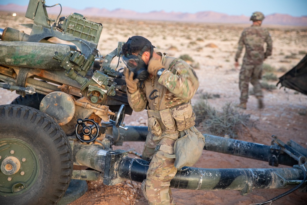 US Paratroopers conduct simulated gas attack training