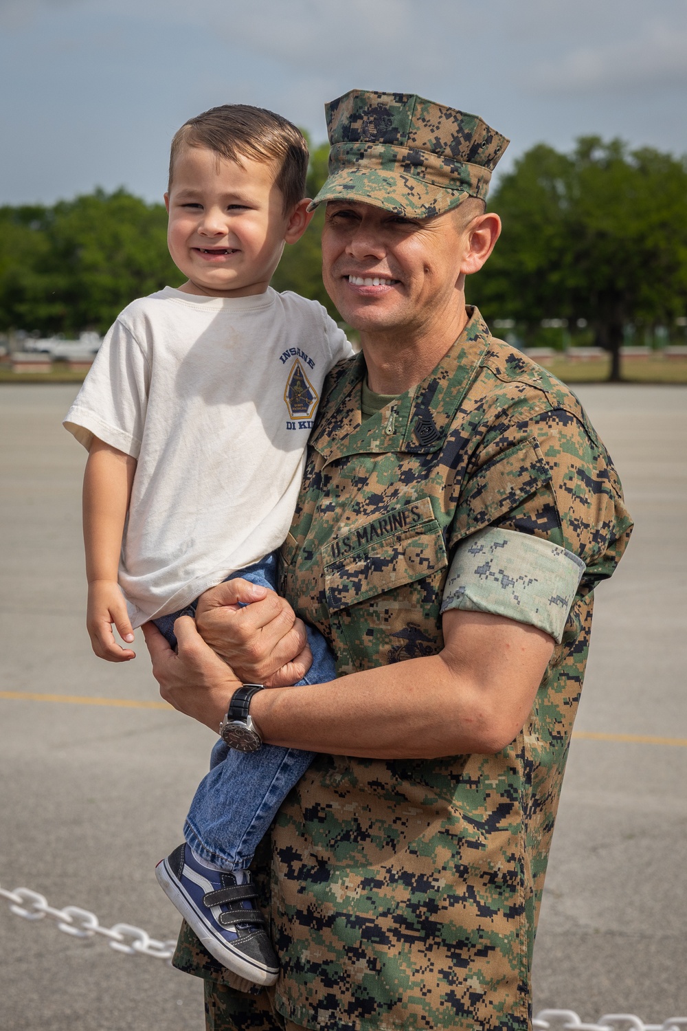 Sergeant Major of the Marine Corps, SgtMaj Carlos Ruiz, Visits MCRD Parris Island, S.C.