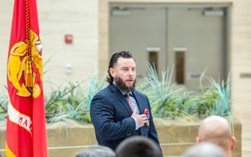 Marine Corps veteran receives Purple Heart