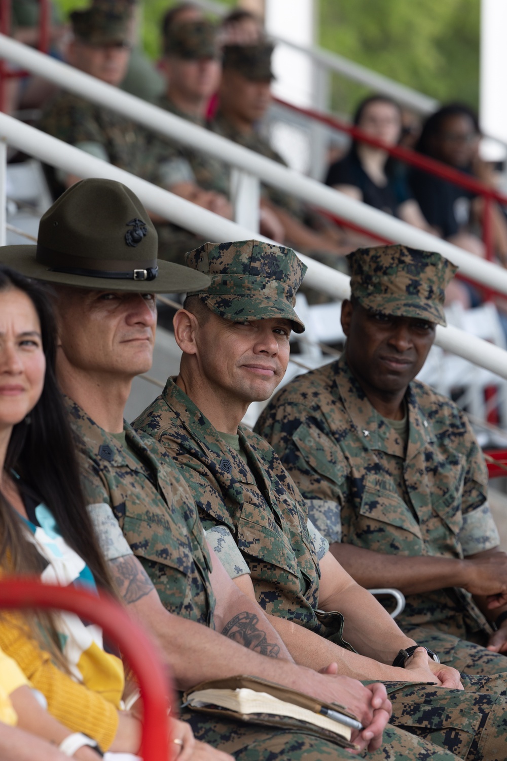 Sergeant Major of the Marine Corps, SgtMaj Carlos Ruiz, Visits MCRD Parris Island, S.C.